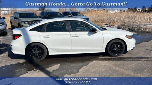 Platinum White Pearl 2026 Honda Civic Sport