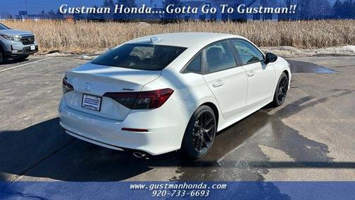 Platinum White Pearl 2026 Honda Civic Sport