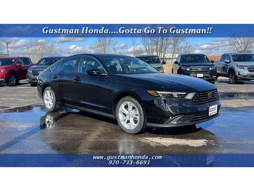 Crystal Black Pearl 2026 Honda Accord LX Sedan