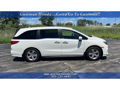 White Diamond Pearl 2019 Honda Odyssey EX-L