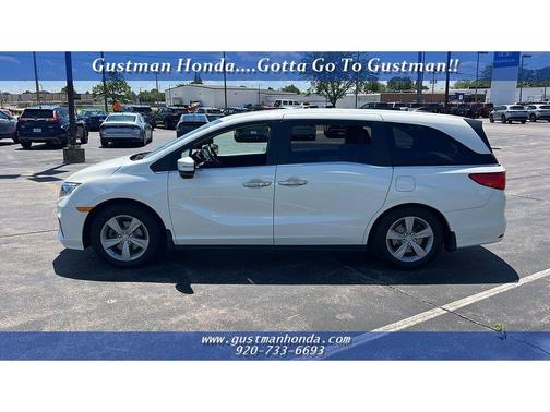 White Diamond Pearl 2019 Honda Odyssey EX-L