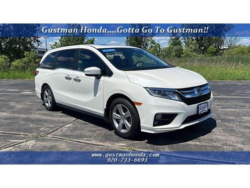 White Diamond Pearl 2019 Honda Odyssey EX-L
