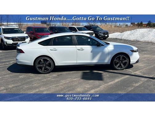 Platinum White Pearl 2026 Honda Accord Hybrid Sport