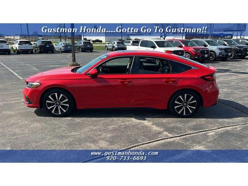 Rallye Red 2024 Honda Civic EX-L