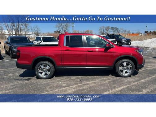 Radiant Red 2026 Honda Ridgeline RTL