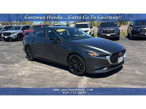 Machine Gray Metallic 2024 Mazda Mazda3 FWD w/Select Package