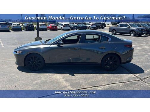Machine Gray Metallic 2024 Mazda Mazda3 FWD w/Select Package