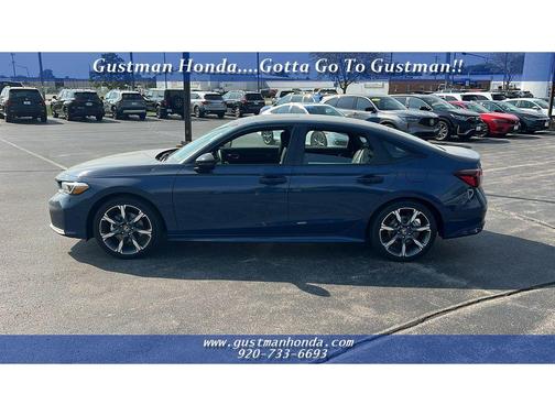 Blue Lagoon 2026 Honda Civic Hybrid TOURING