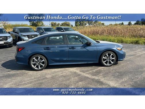 Blue Lagoon 2026 Honda Civic Hybrid TOURING