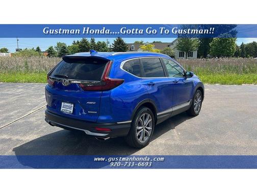 Aegean Blue Metallic 2022 Honda CR-V Touring