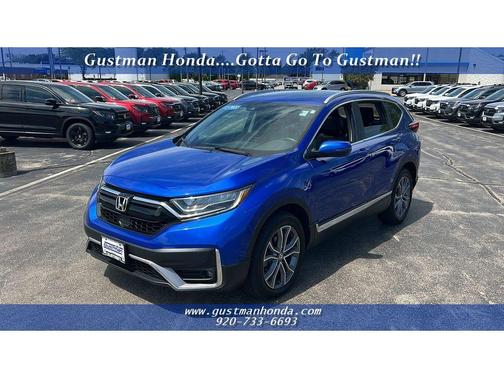 Aegean Blue Metallic 2022 Honda CR-V Touring