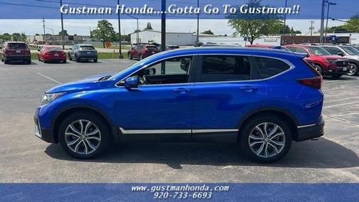 Aegean Blue Metallic 2022 Honda CR-V Touring
