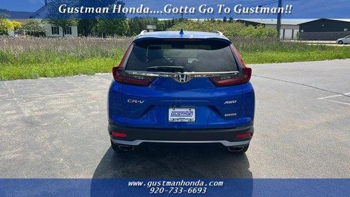 Aegean Blue Metallic 2022 Honda CR-V Touring