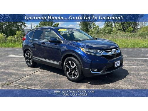 Obsidian Blue Pearl 2017 Honda CR-V Touring