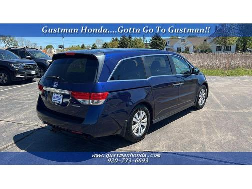 Obsidian Blue Pearl 2017 Honda Odyssey SE