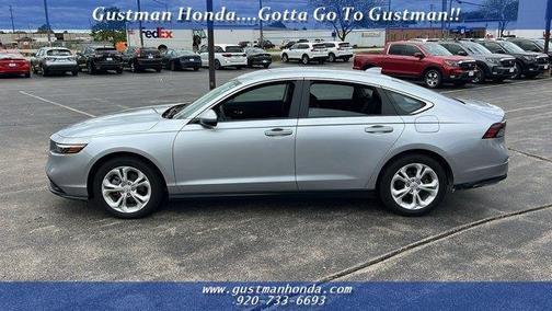 Solar Silver Metallic 2025 Honda Accord LX