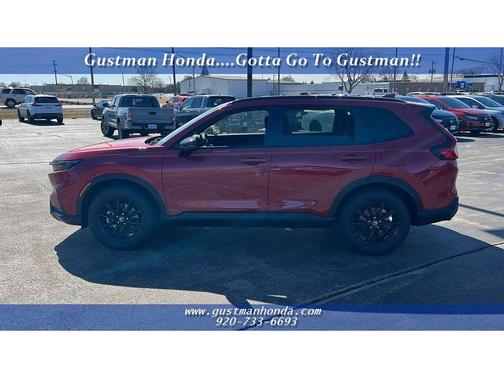 Radiant Red Metallic 2026 Honda CR-V Hybrid Sport