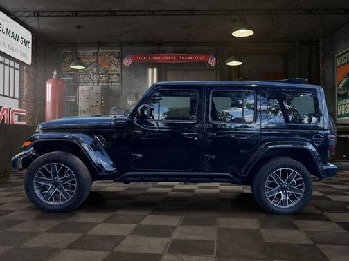 Black Clearcoat 2024 Jeep Wrangler 4xe High Altitude