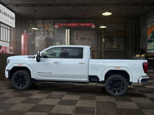 Glacier White Tricoat 2026 GMC Sierra 2500 Denali Ultimate