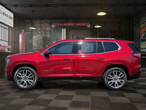 Volcanic Red Tintcoat 2026 GMC Acadia Denali