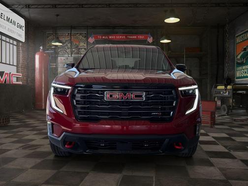 Volcanic Red Tintcoat 2026 GMC Acadia AT4 AWD