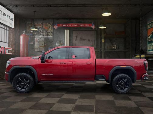 Volcanic Red Tintcoat 2026 GMC Sierra 2500 AT4