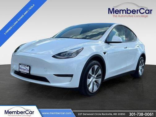Pearl White Multi-Coat 2023 Tesla Model Y Long Range Dual Motor All-Wheel Drive