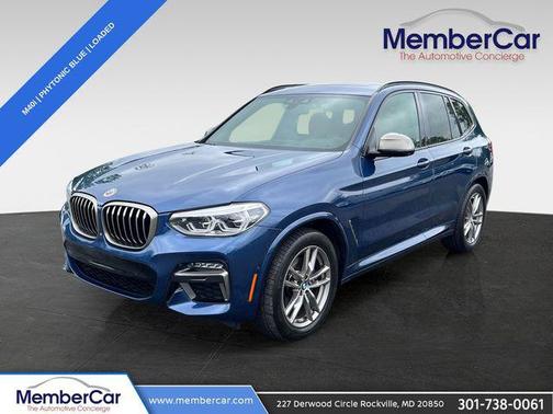 Blue Metallic 2021 BMW X3 M40i
