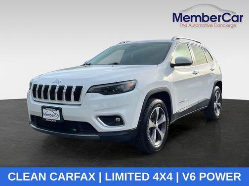 Bright White Clearcoat 2020 Jeep Cherokee Limited