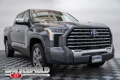 Magnetic Gray Metallic 2024 Toyota Tundra Hybrid Capstone