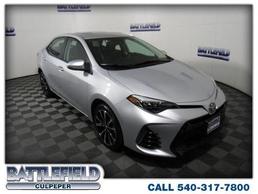 Classic Silver Metallic 2017 Toyota Corolla XSE
