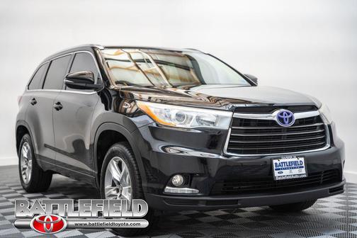Midnight Black Metallic 2016 Toyota Highlander Limited