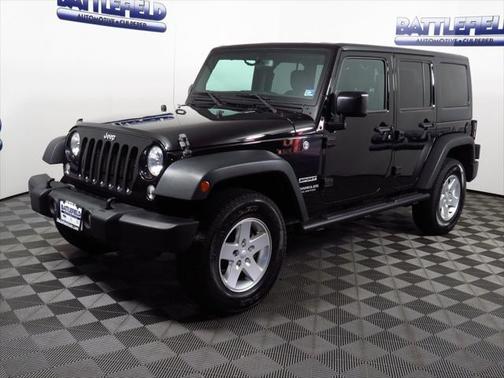 Black Clearcoat 2016 Jeep Wrangler Unlimited Sport