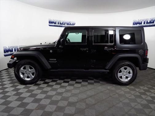 Black Clearcoat 2016 Jeep Wrangler Unlimited Sport