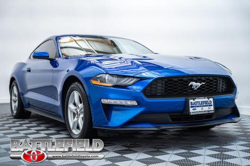 Lightning Blue 2018 Ford Mustang EcoBoost