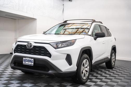 Super White 2019 Toyota RAV4 LE