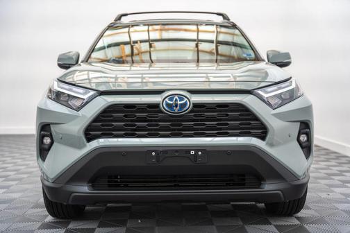 Lunar Rock 2022 Toyota RAV4 Hybrid XLE Premium