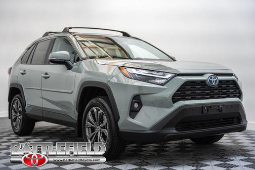 Lunar Rock 2022 Toyota RAV4 Hybrid XLE Premium