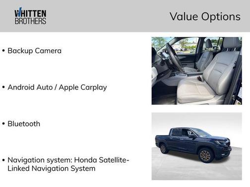 Obsidian Blue Pearl 2021 Honda Ridgeline RTL-E