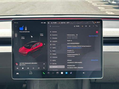 Ultra Red 2025 Tesla Model 3 Long Range