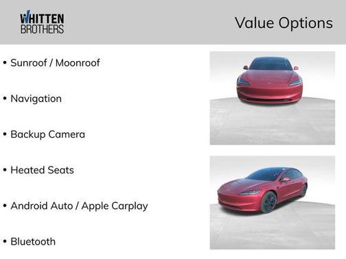 Ultra Red 2025 Tesla Model 3 Long Range