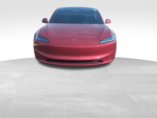 Ultra Red 2025 Tesla Model 3 Long Range