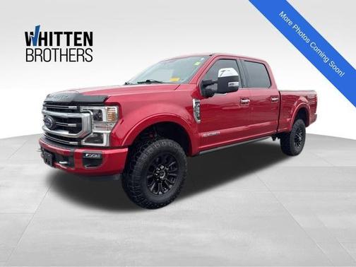 Rapid Red Metallic Tinted Clearcoat 2022 Ford F-350 Platinum