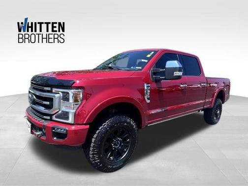 Rapid Red Metallic Tinted Clearcoat 2022 Ford F-350 Platinum