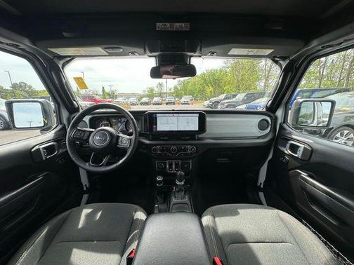 Bright White Clearcoat 2025 Jeep Wrangler Sport S
