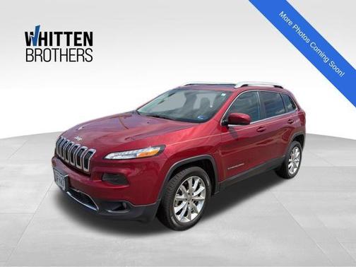 Deep Cherry Red Crystal Pearlcoat 2015 Jeep Cherokee Limited