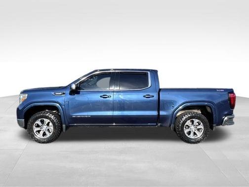 Pacific Blue Metallic 2021 GMC Sierra 1500 SLE