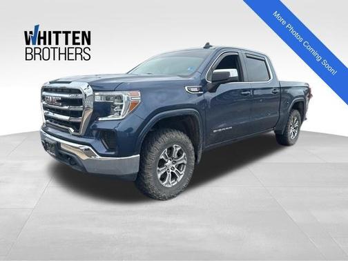 Pacific Blue Metallic 2021 GMC Sierra 1500 SLE