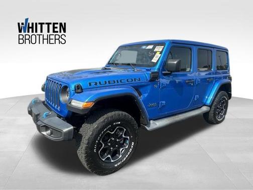 Hydro Blue Pearlcoat 2023 Jeep Wrangler 4xe Rubicon