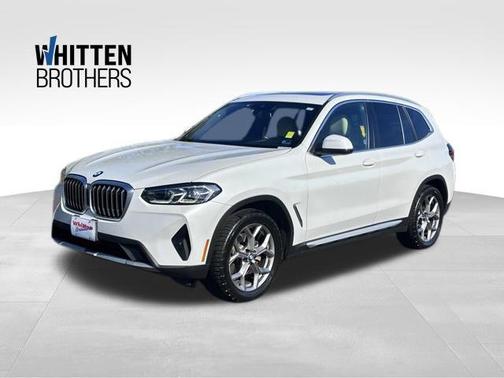 White Metallic 2022 BMW X3 xDrive30i